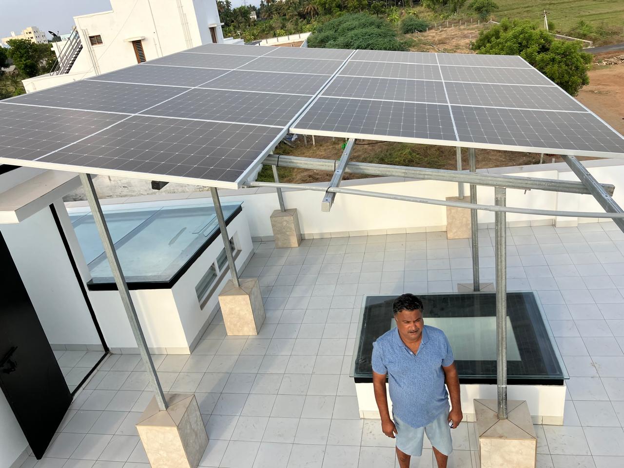 Hilite Solar residential rooftop solar installation